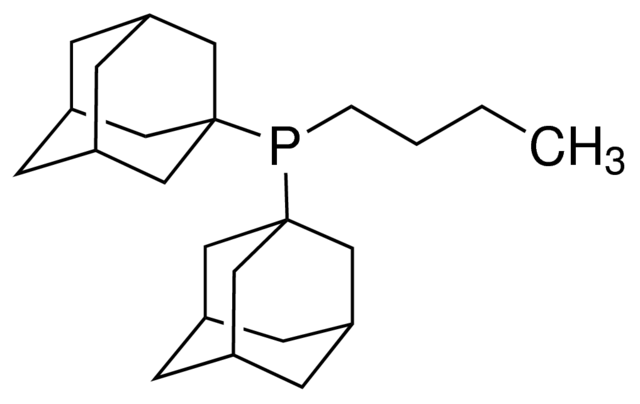 Di(1-adamantyl)-n-butylphosphine - CAS:321921-71-5 - Butyldi-1-adamantylphosphine, Bis(adamant-1-yl)(butyl)phosphine, Bis(1-adamantyl)-butyl-phosphane, n-butyl-di-adamantylphosphine, di(adamantan-1-yl)(butyl)phosphane